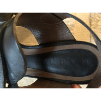 Marni Sandalen aus Leder in Schwarz