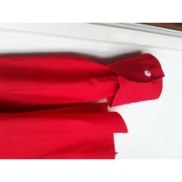Max Mara Oberteil aus Baumwolle in Rot