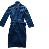 Hugo Boss Robe en Coton en Bleu
