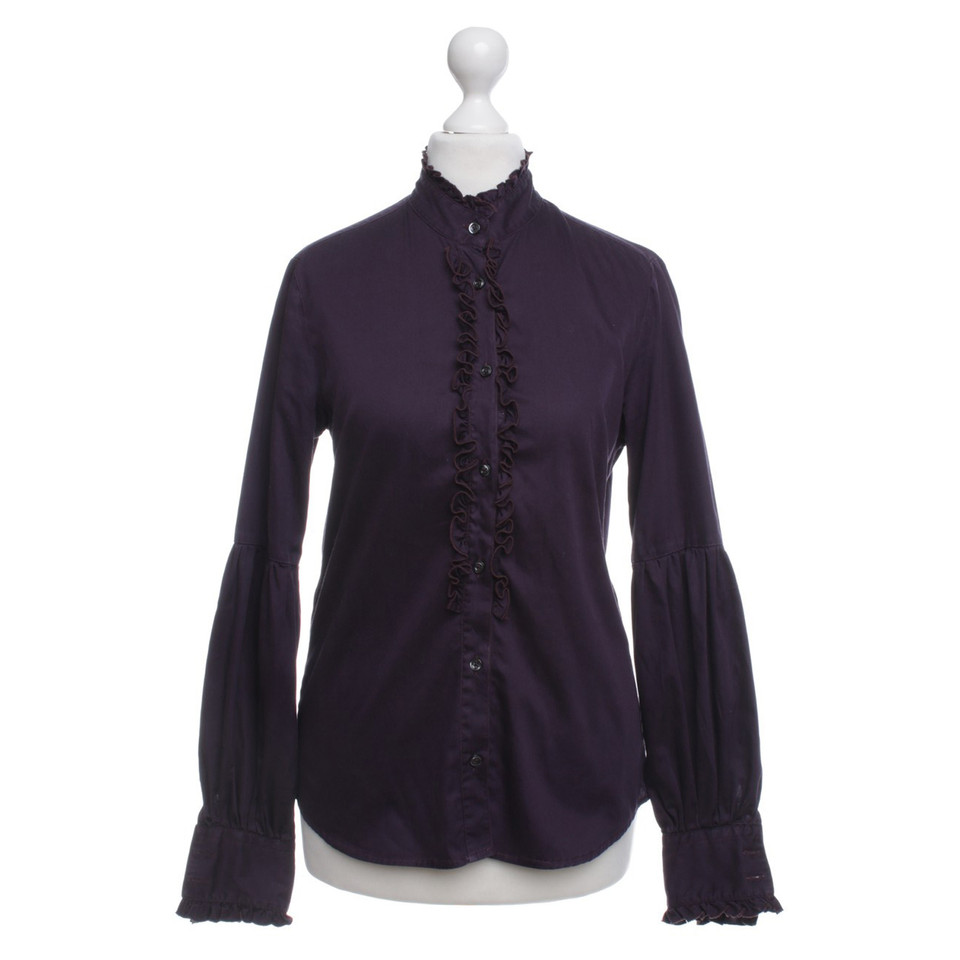 0039 Italy Plum-colored blouse