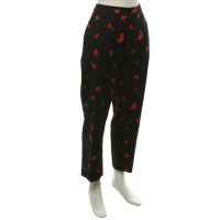 Golden Goose trousers in black / red