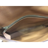 Hermès Umhängetasche aus Leder in Beige