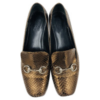 Gucci Gucci Python Bronze Loafers