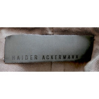 Haider Ackermann Jacke/Mantel aus Leinen in Grau