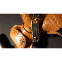 Mcm Pendant Leather in Brown