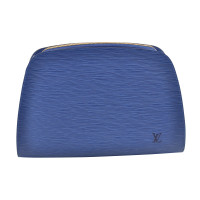Louis Vuitton Clutch Leer in Blauw