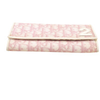 Christian Dior Täschchen/Portemonnaie aus Canvas in Rosa / Pink