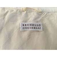 Brunello Cucinelli Blazer aus Baumwolle in Weiß