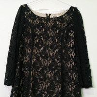 Alice By Temperley Kleid aus Baumwolle in Schwarz