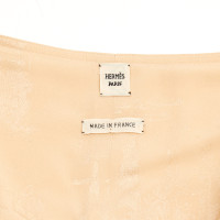 Hermès Vestito in Seta in Beige