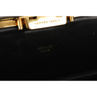 Hermès Handtasche aus Leder in Schwarz