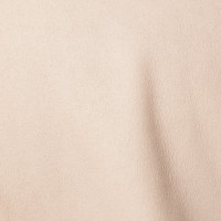 Drome Manteau en cuir de couleur nude