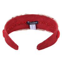 Dolce & Gabbana Accessoria per capelli in Cotone in Rosso