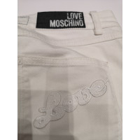 Moschino Love Jeans aus Jeansstoff in Weiß
