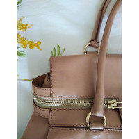 Max Mara Tote Bag aus Leder in Nude