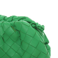 Bottega Veneta The Pouch Leather in Green