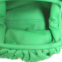 Bottega Veneta The Pouch Leather in Green
