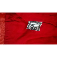 Gianni Versace Combinaison en Cuir en Rouge