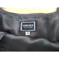 Versace Kleid aus Wolle in Grau