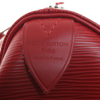 Louis Vuitton Handbag Leather in Red