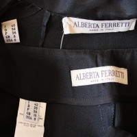 Alberta Ferretti Suit Silk in Black
