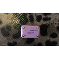 Dolce & Gabbana Täschchen/Portemonnaie aus Leder in Braun