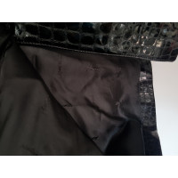 Yves Saint Laurent Veste/Manteau en Cuir en Noir