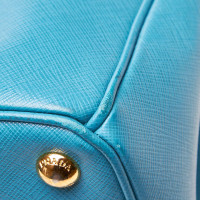 Prada Galleria Bag aus Leder in Blau