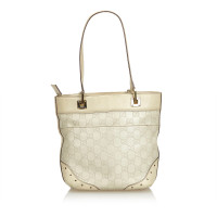 Gucci Tote bag in Pelle in Bianco