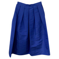 Tibi Silk skirt in blue