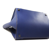 Céline Shopper Leather in Blue