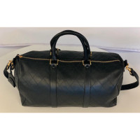 Chanel Travel bag Leather in Black