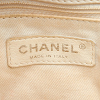 Chanel Caviar Petite Shopping Tote Bag aus Leder in Weiß
