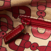 Gucci Handtasche aus Leder in Rot