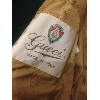Gucci Jacket/Coat Suede in Green