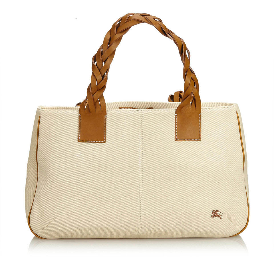 Burberry Tote bag Canvas in Wit