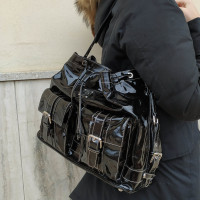 Mcm Tote Bag aus Leder in Schwarz