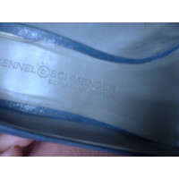 Kennel & Schmenger Pumps/Peeptoes aus Leder in Blau