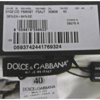 Dolce & Gabbana Kleid aus Seide in Grau