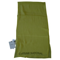 Costume National Silk scarf in yellow