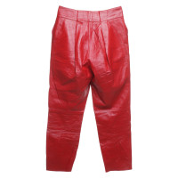 By Malene Birger Leather pants in red