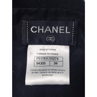Chanel Jupe en Cuir en Noir