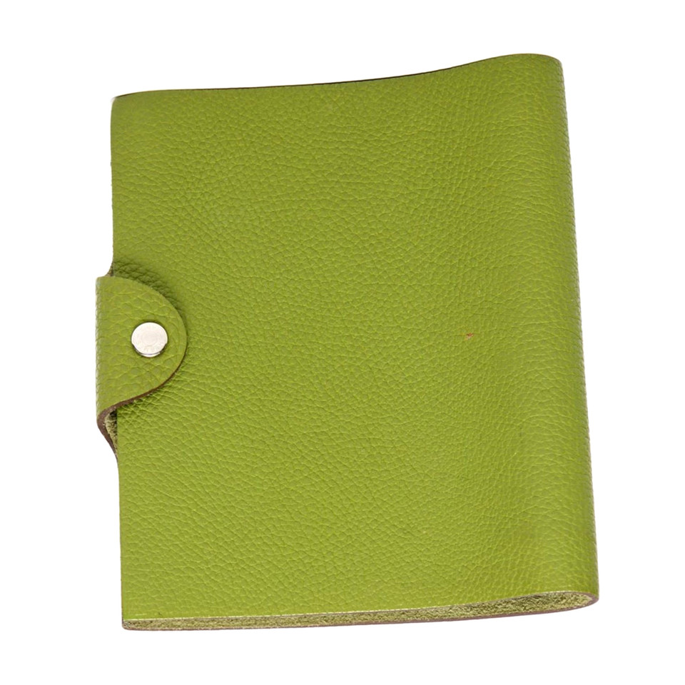 Hermès Cahier Ulysse Leather in Green