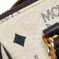 Mcm Handtasche aus Leder in Weiß