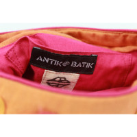 Antik Batik Handtasche aus Baumwolle in Orange