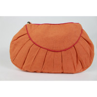 Antik Batik Handtasche aus Baumwolle in Orange