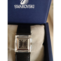 Daniel Swarovski Armbanduhr aus Leder in Braun