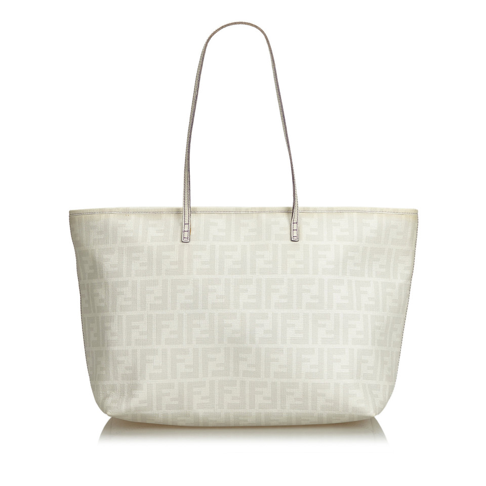 Fendi Tote bag Canvas in Wit