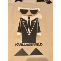 Karl Lagerfeld Shopper Katoen in Beige