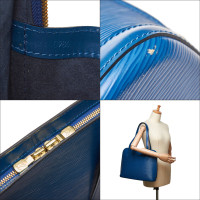 Louis Vuitton Lussac Leer in Blauw